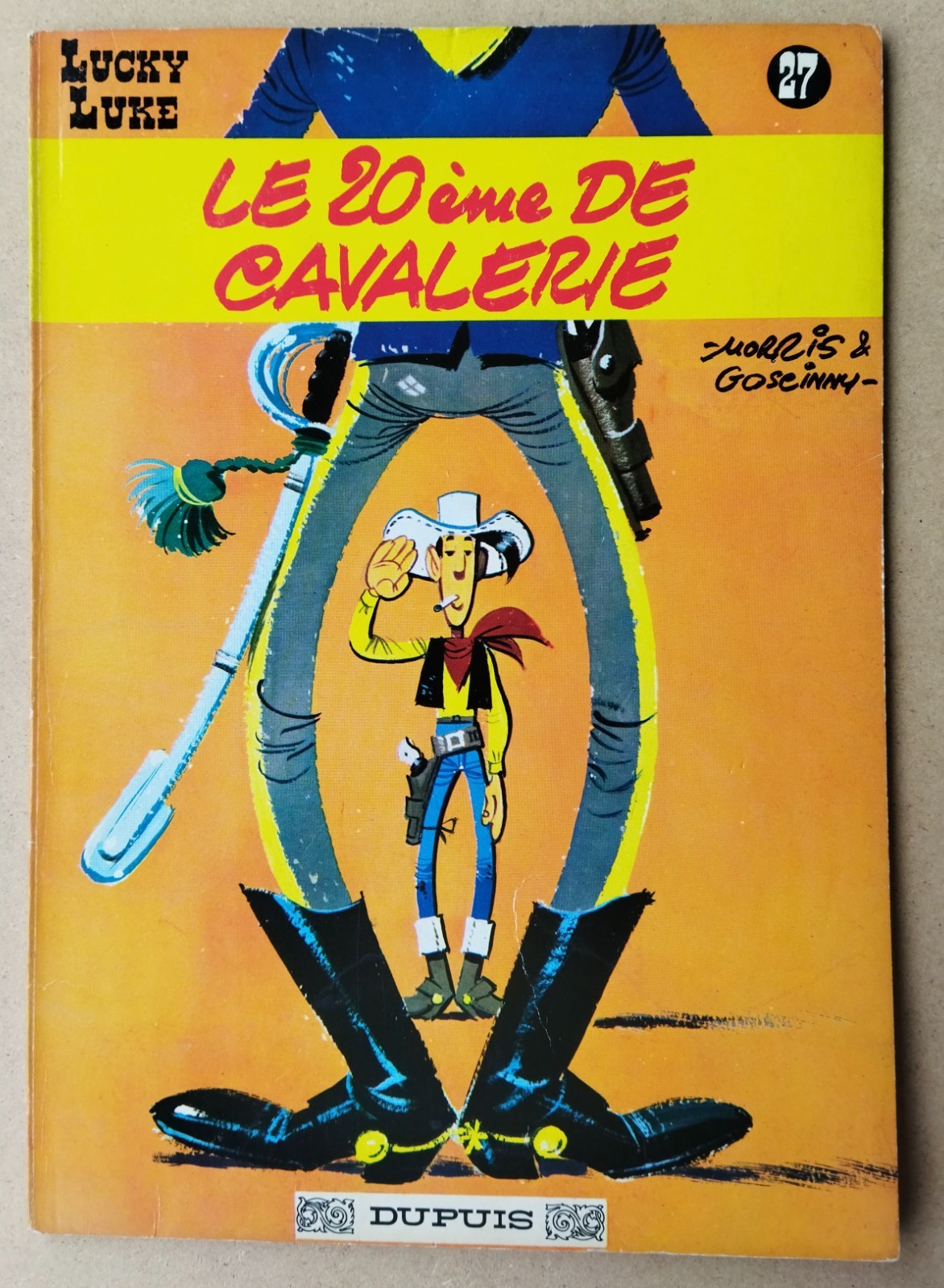 MORRIS  -- LUCKY LUKE (27). LE 20ème DE CAVALERIE --  EO 1965. TTBE
