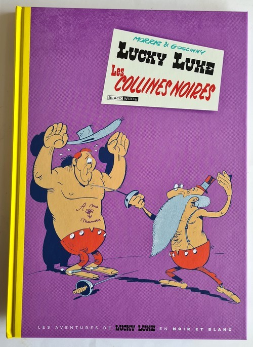 EO N° LIMITÉ MORRIS & GOSCINNY LUCKY LUKE NOIR & BLANC : LES COLLINES NOIRES