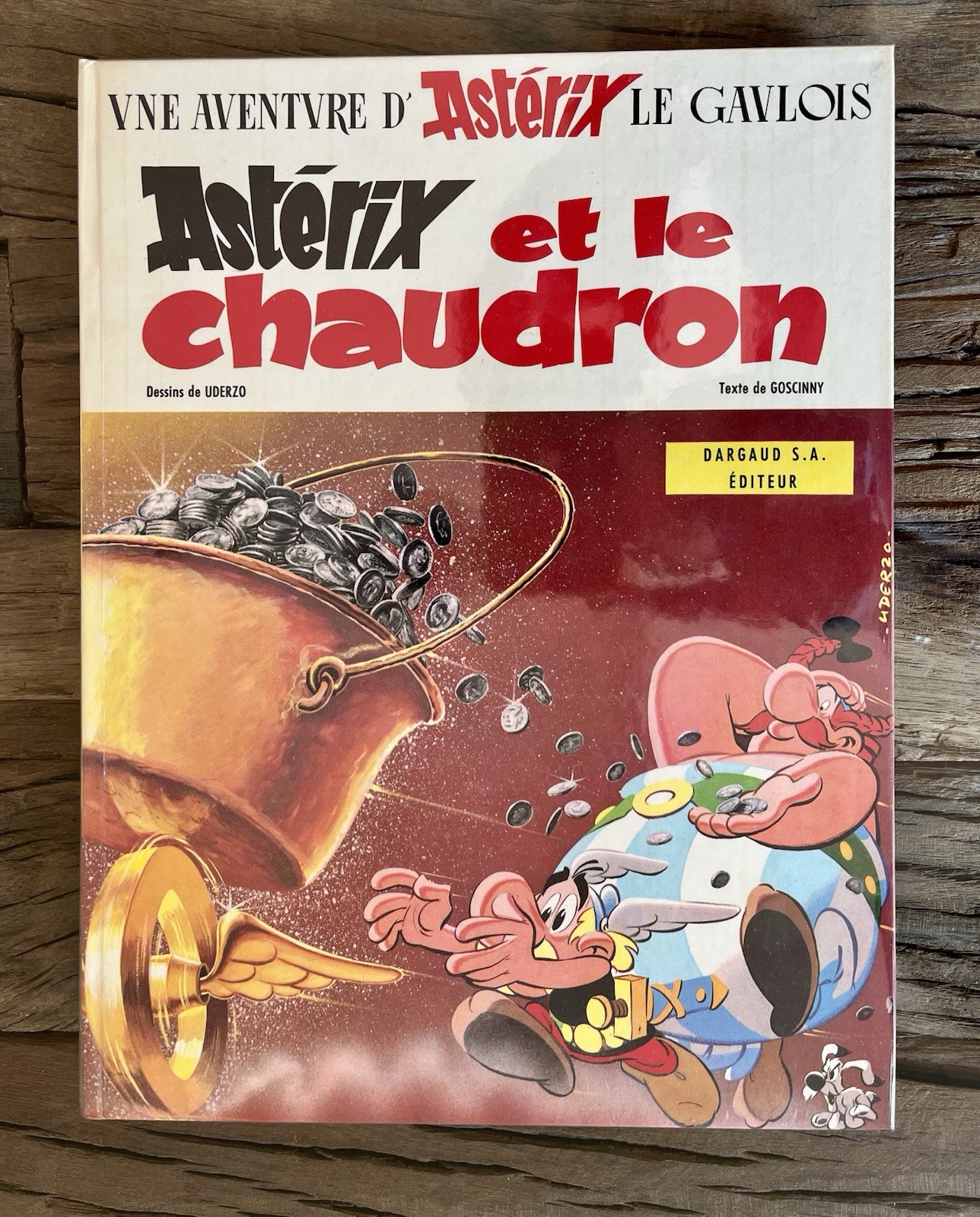 ASTERIX ET LE CHAUDRON : SUPERBE ET ULTRA RARE EO COLLÉE 1969 NEUF+++ (UDERZO)