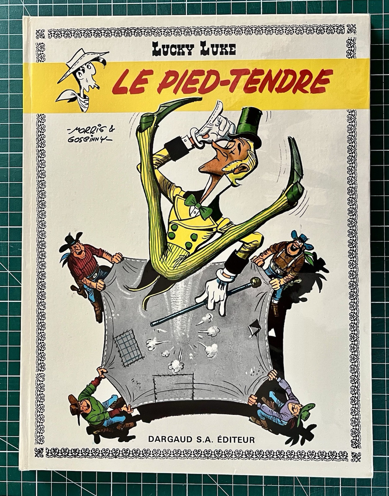 LUCKY LUKE:EO 68 LE PIED TENDRE SUBLIME TENUE ET ULTRA RARE CRAQUANT NEUF MORRIS