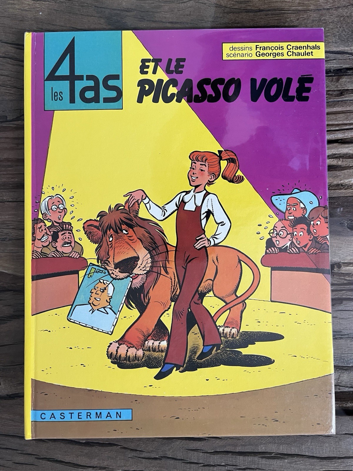 LES 4 AS ET LE PICASSO VOLÉ : EO 74 PLATS SATINÉS RARETE CRAQUANT NEUF CRAENHALS