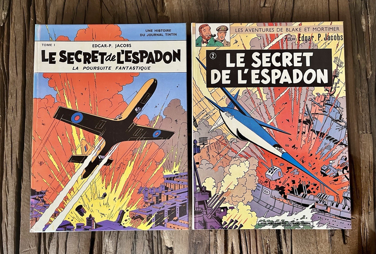 BLAKE ET MORTIMER:LE SECRET DE L’ESPADON 1-2 EO DOS IMPR 70 CRAQUANT NEUF JACOBS