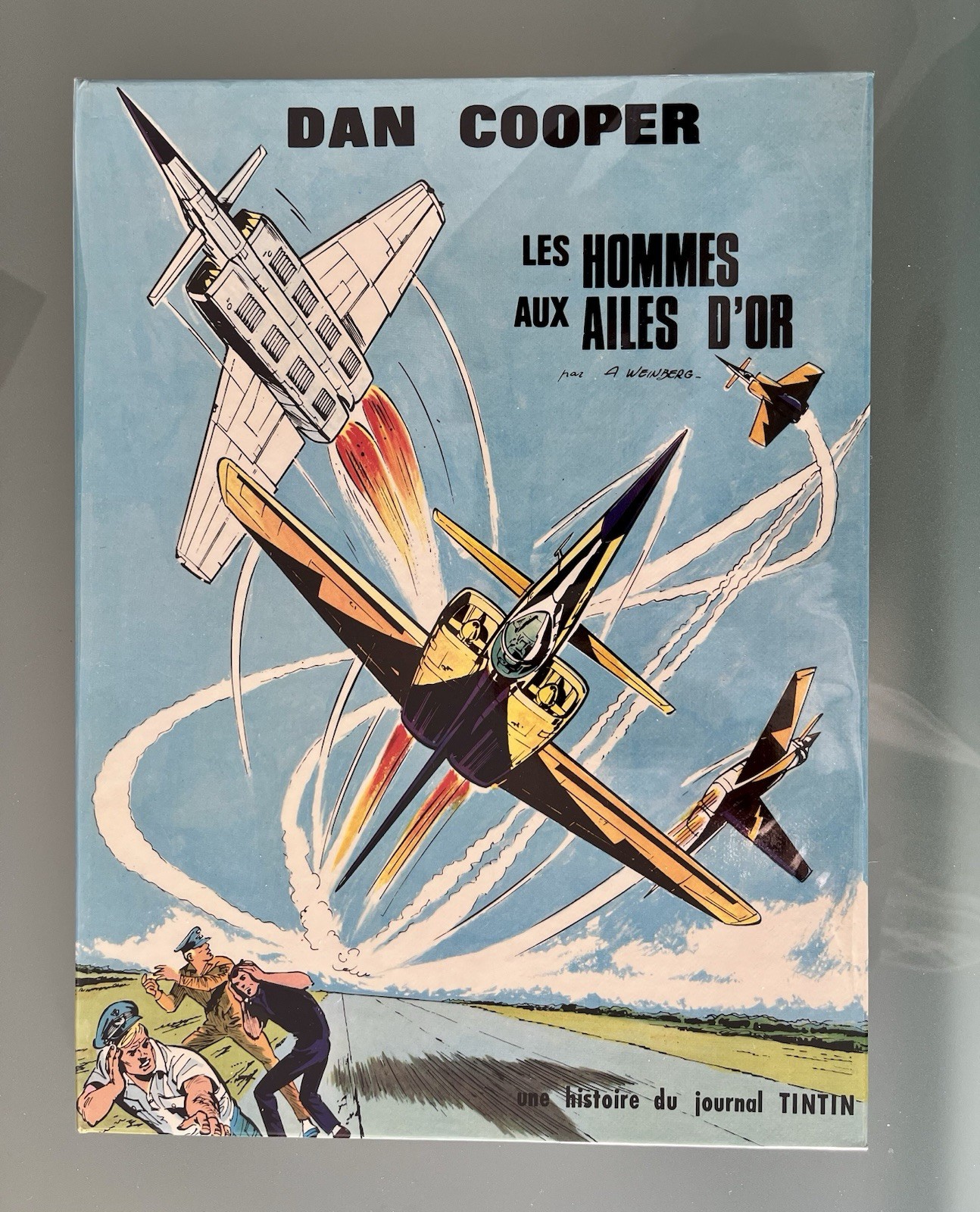 DAN COOPER : SUBLIME RARE EO 70 LES HOMMES AUX AILES D’OR CRAQUANT NEUF WEINBERG