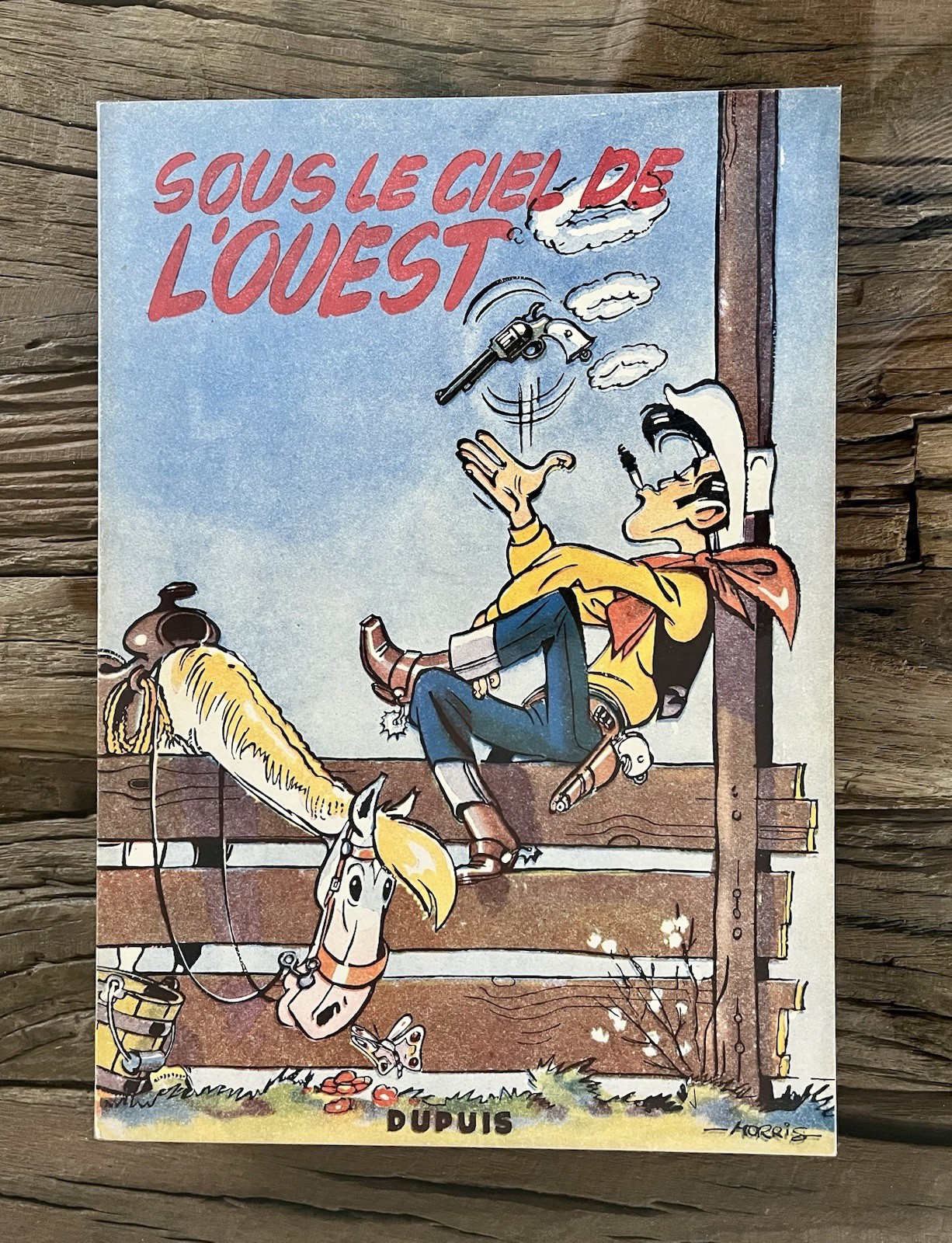 LUCKY LUKE: SOMPTUEUSE EO 52 SOUS LE CIEL DE L’OUEST RARETÉ CRAQUANT NEUF MORRIS