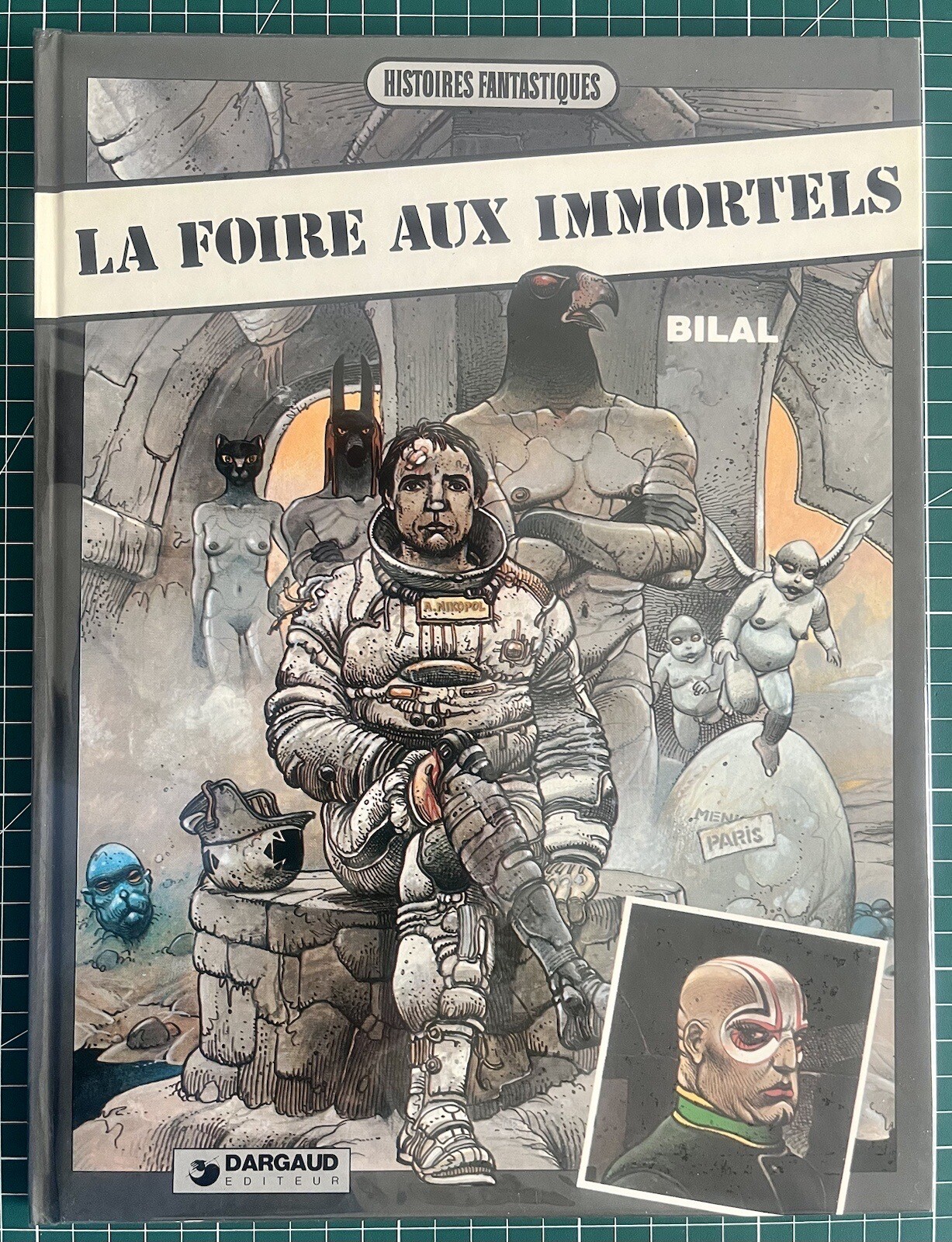 LA FOIRE AUX IMMORTELS: SUBLIME EO DARGAUD 1980 ULTRA RARE CRAQUANT NEUF (BILAL)