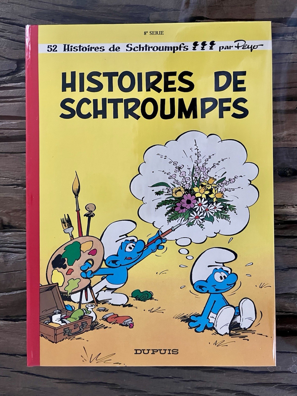 HISTOIRE DE SCHTROUMPFS : SUBLIME EO 1972 T8 ULTRA RARE CRAQUANT NEUF (PEYO)
