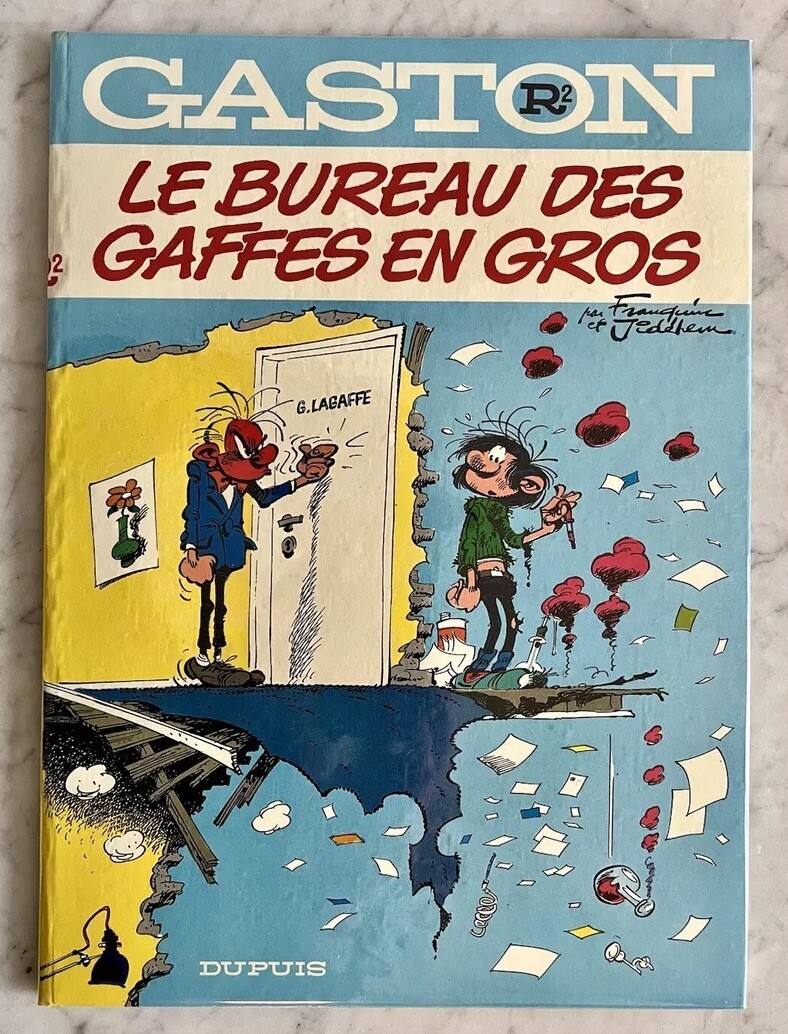 GASTON : SUBLIME EO R2 LE BUREAU DES GAFFES EN GROS CRAQUANT NEUF (FRANQUIN)