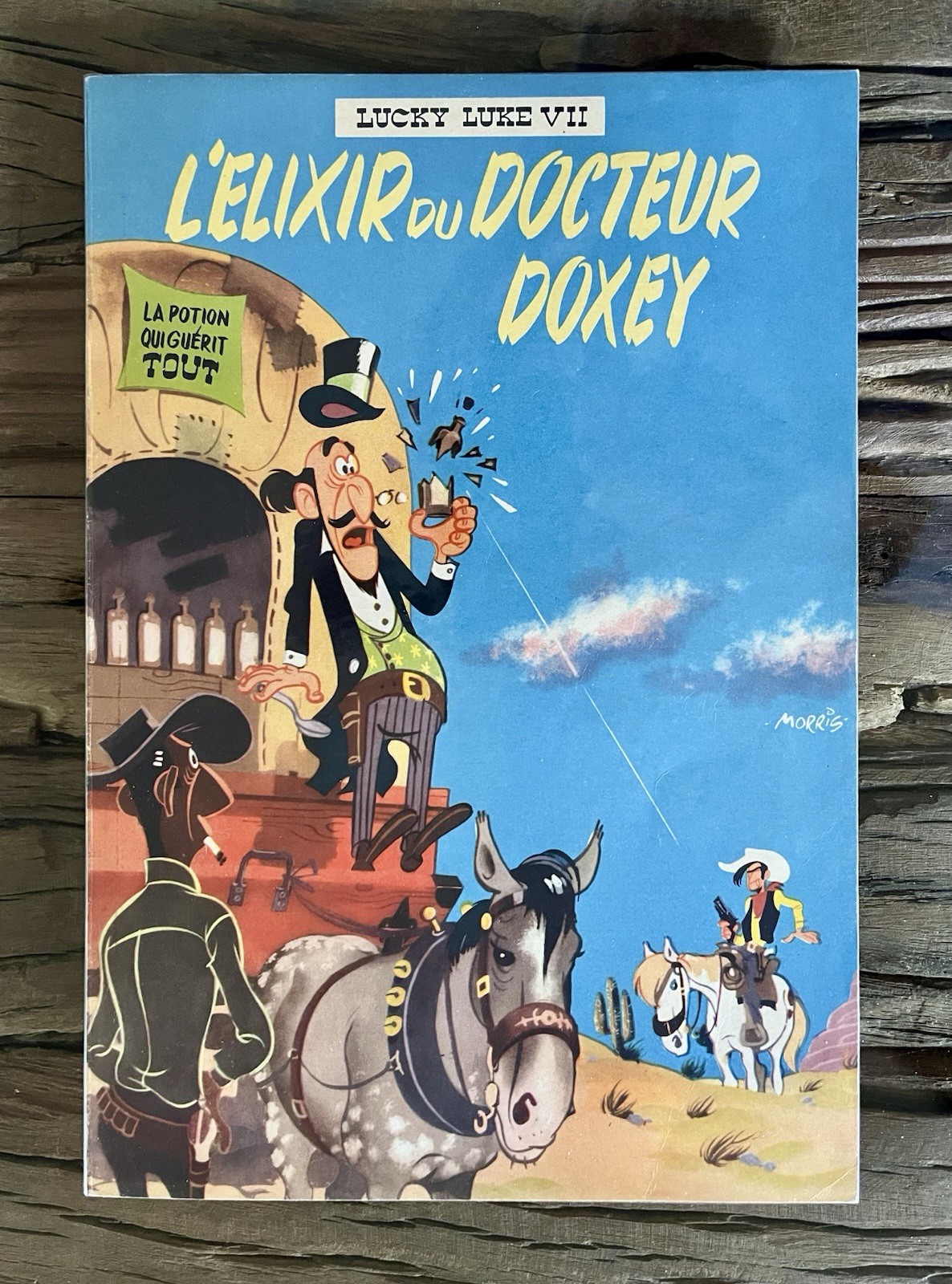 LUCKY LUKE : SUBLIME EO 55 L’ÉLIXIR DU DOCTEUR DOXEY RARETÉ CRAQUANT NEUF MORRIS