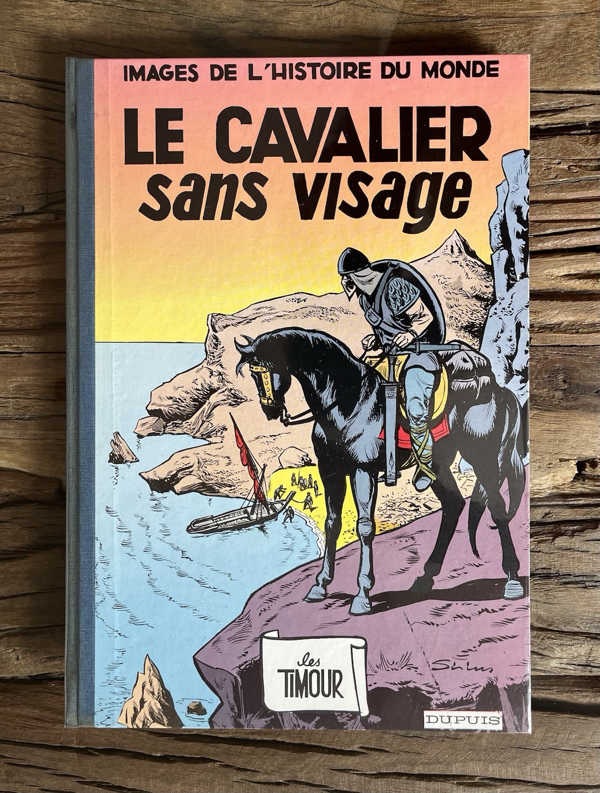 TIMOUR:SUBLIME EO LE CAVALIER SANS VISAGE DOS PAPIER 1961 ULTRA RARE NEUF SIRIUS