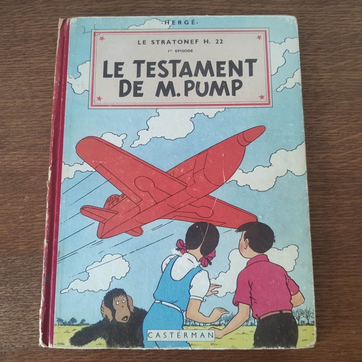BD Jo, Zette et Jocko - Le Testament de M. Pump EO 1951 B5 BE+