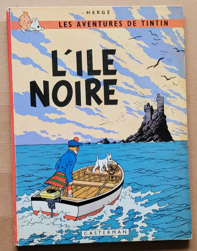 Tintin L'Île Noire HERGE B De MOOR éd Casterman rééd B 362 1966 EO
