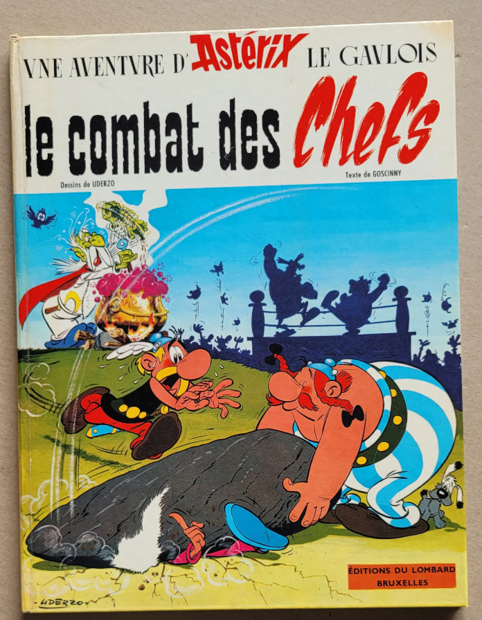 Astérix Le Combat des Chefs UDERZO GOSCINNY éd Dargaud 1ère tr 1966 EO
