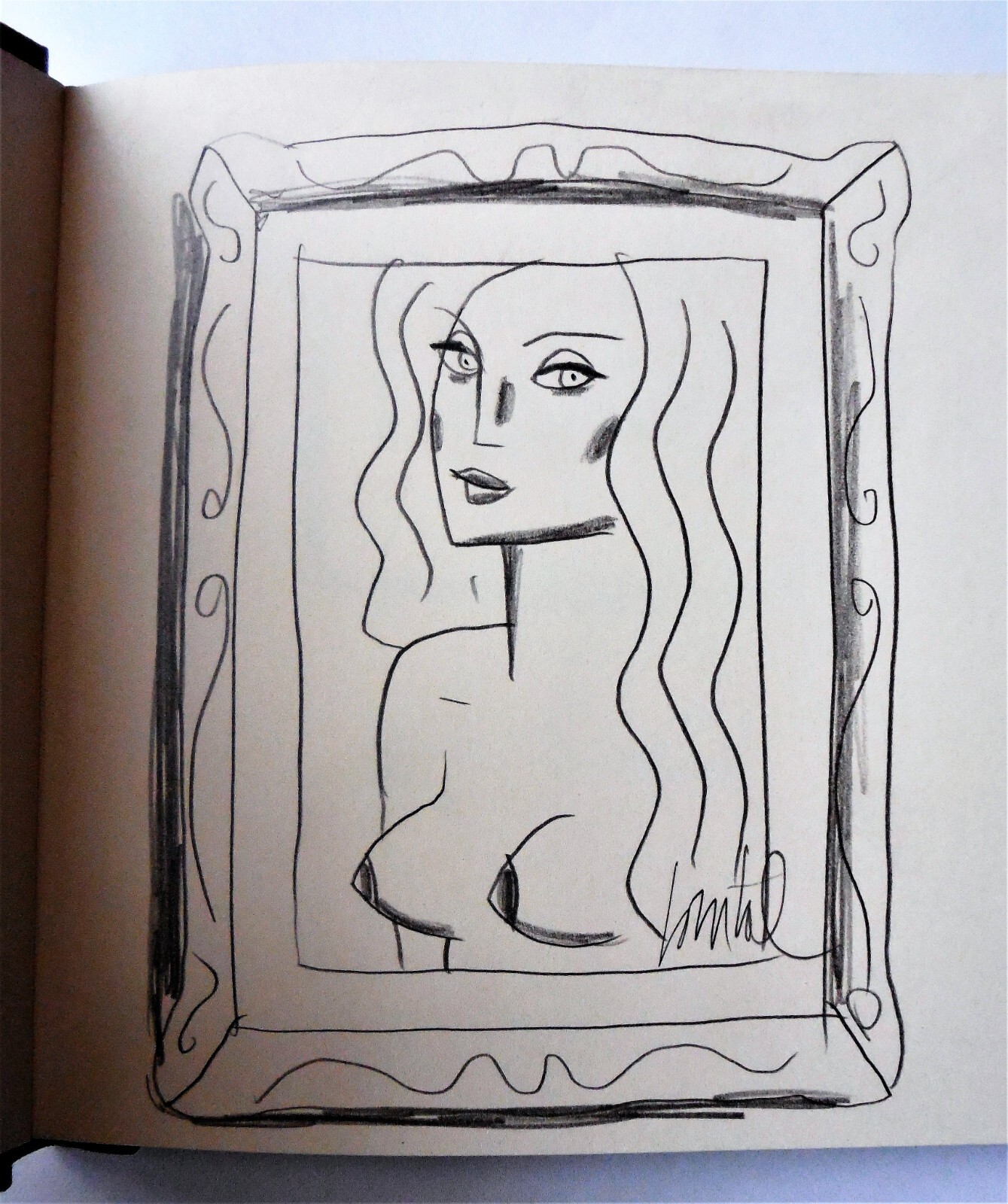 LOUSTAL : Recueil + dessin, EO/Comme Neuf