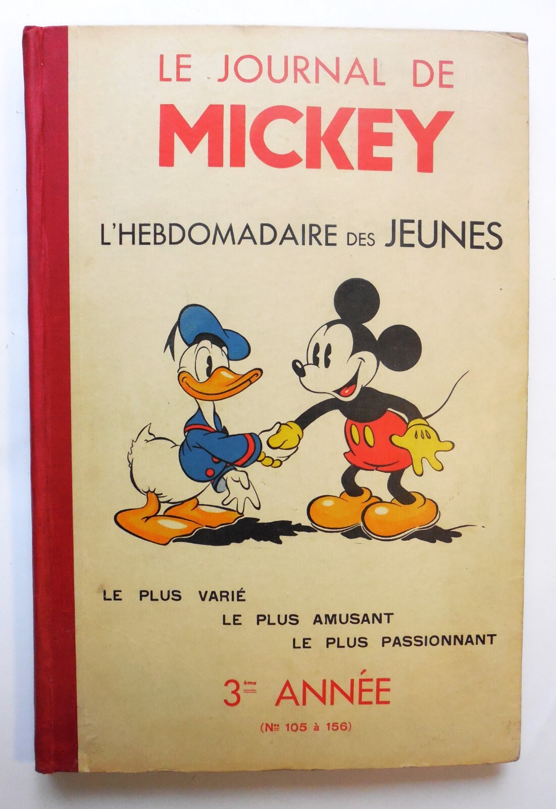 Recueil « LE JOURNAL DE MICKEY » n° 3 (1936-1937), EO/Proche Neuf