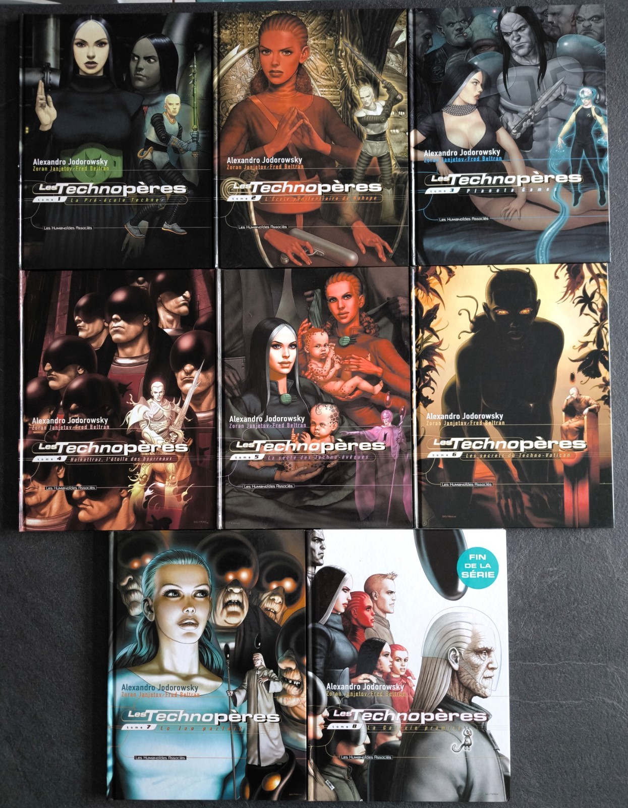 Lot des 8 BD Les Technopères. Collection complète - dont EO