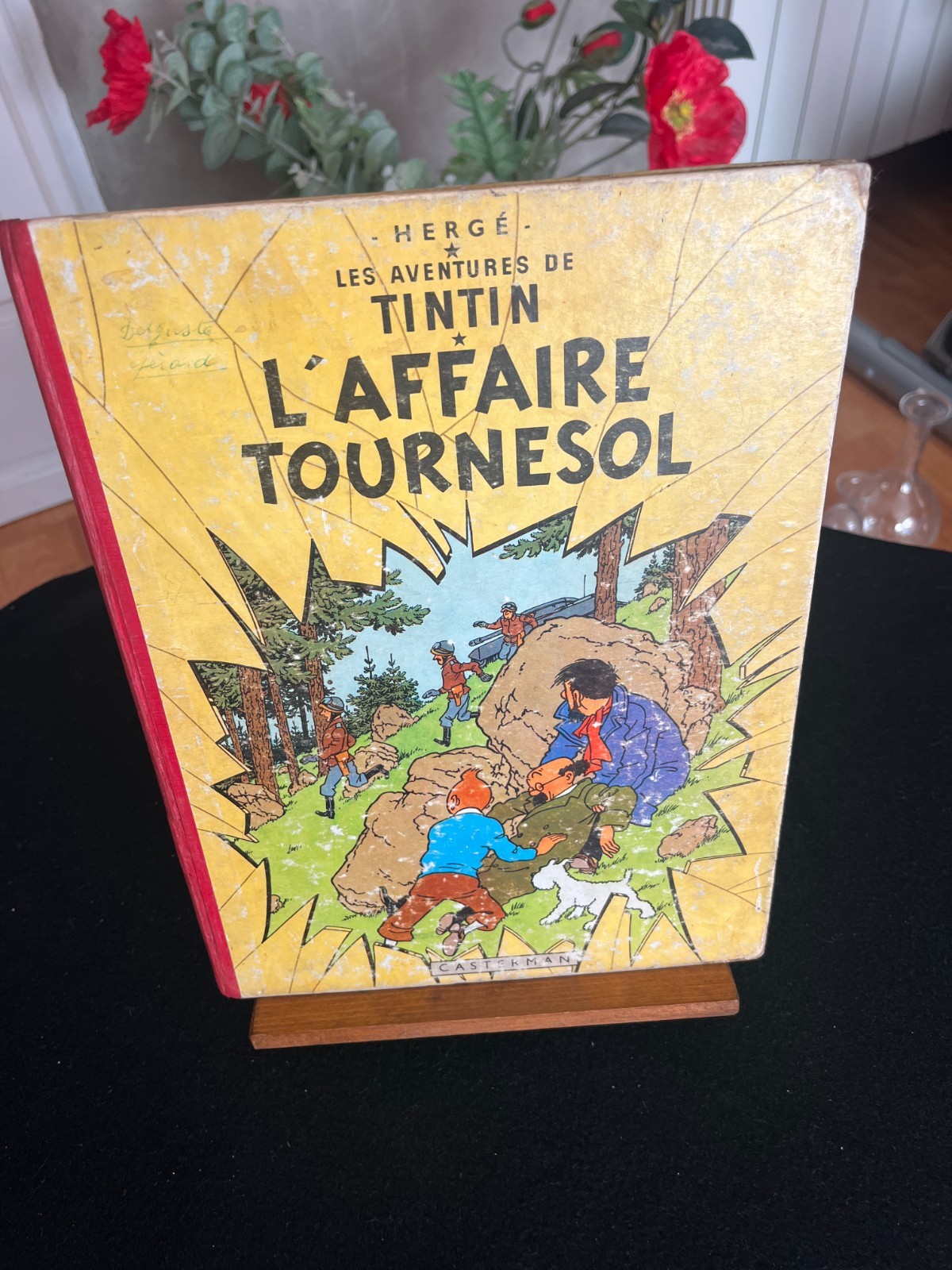 TINTIN l'affaire Tournesol EO   B19 de 1956