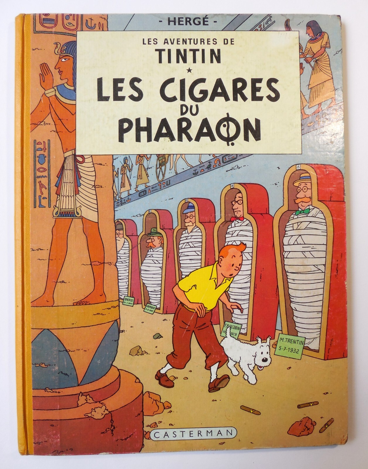TINTIN T. 4 « Les Cigares du Pharaon », EO française B 14/Bon état
