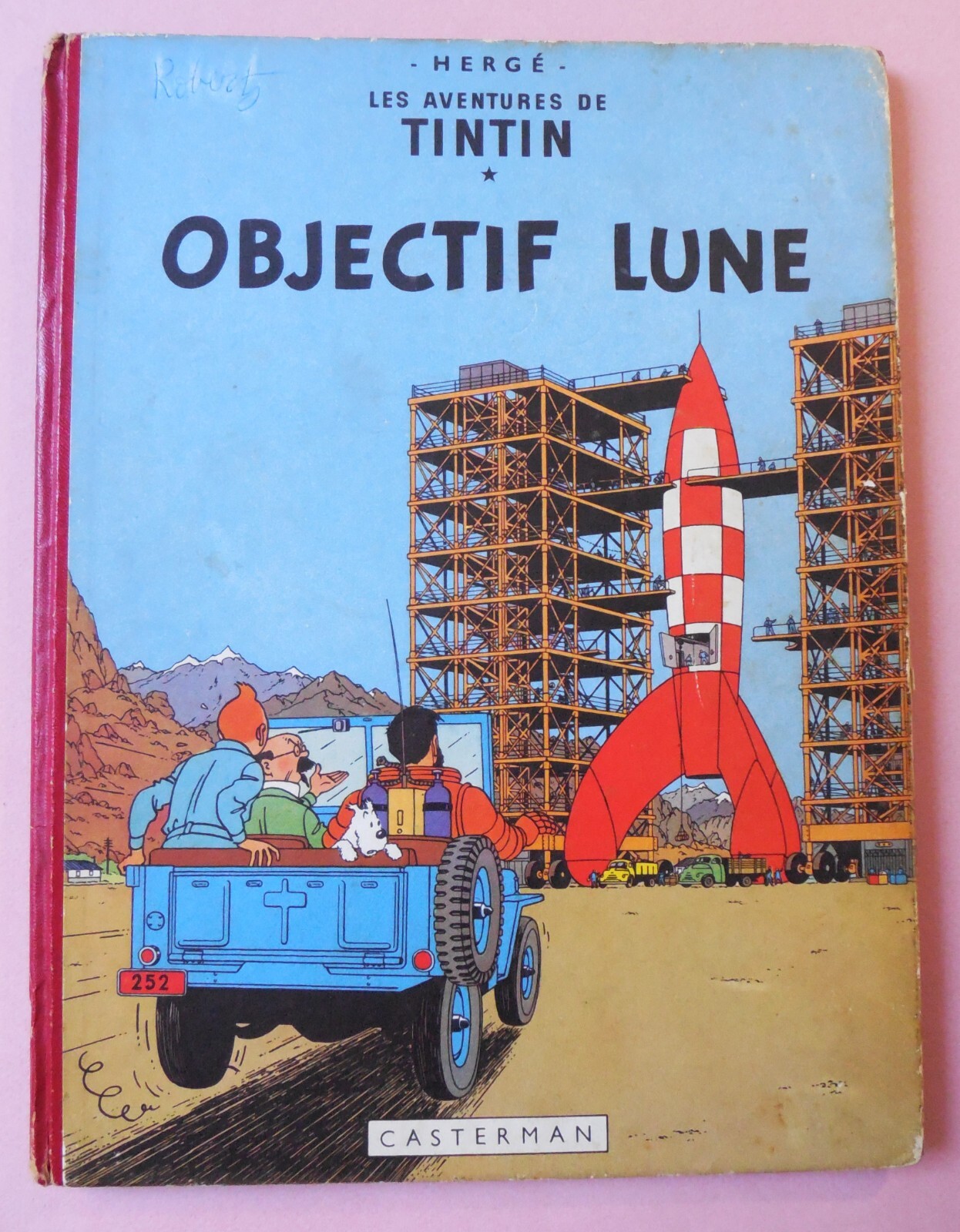 TINTIN T. 16 «  Objectif Lune », EO B8/Bon état