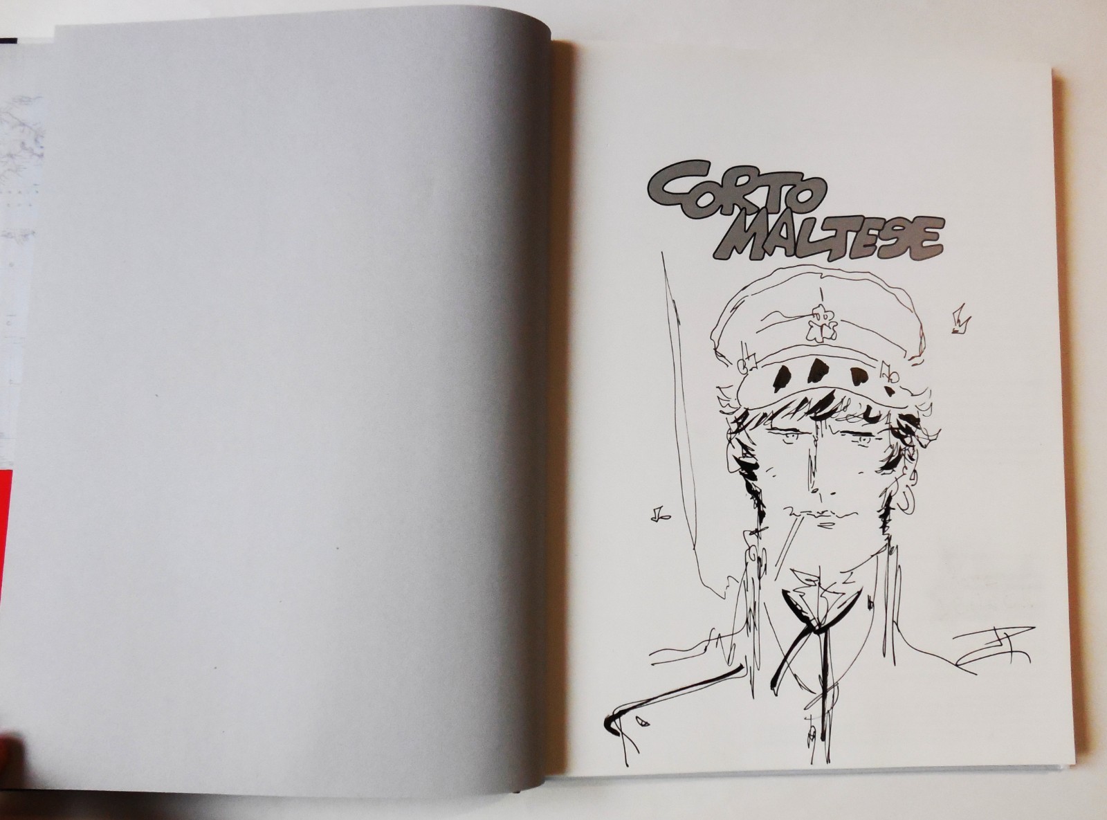 CORTO MALTESE « Sous le soleil de minuit » + Dessin de PELLEJO, EO/Neuf