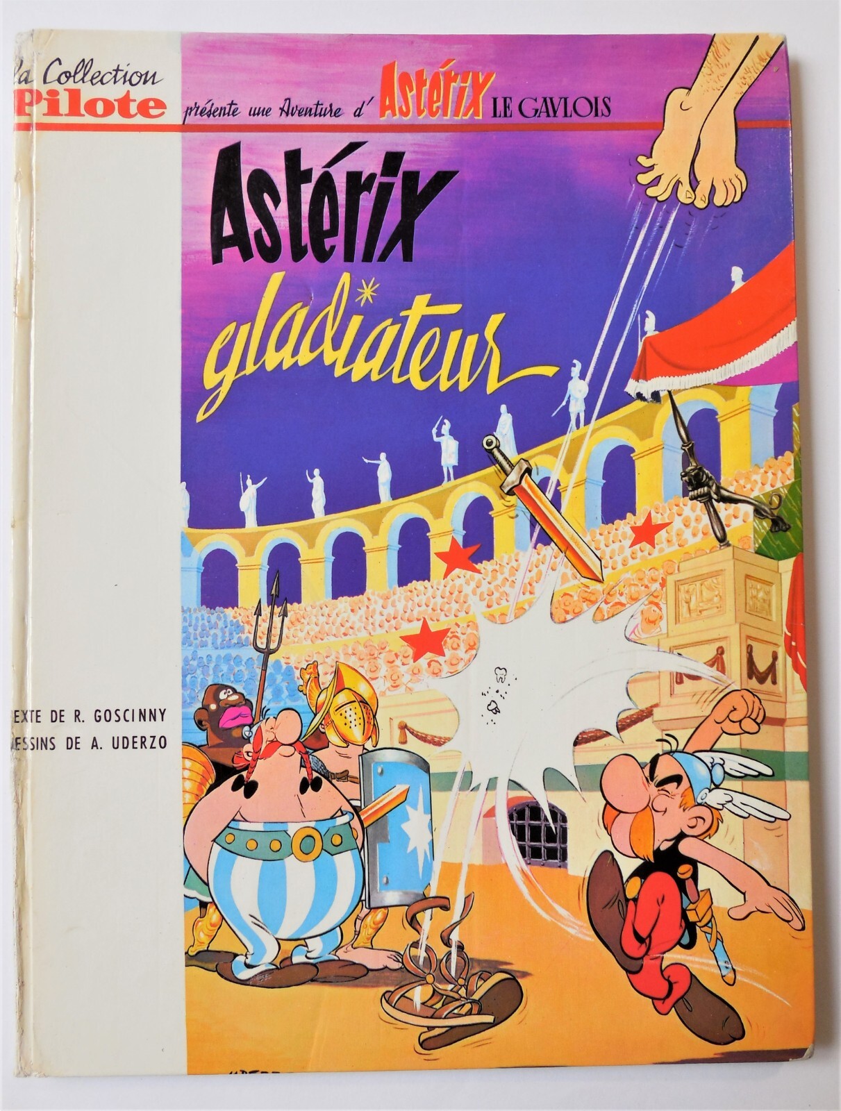 ASTÉRIX T. 4 « Astérix gladiateur » (1er ex.), EO/Bon État