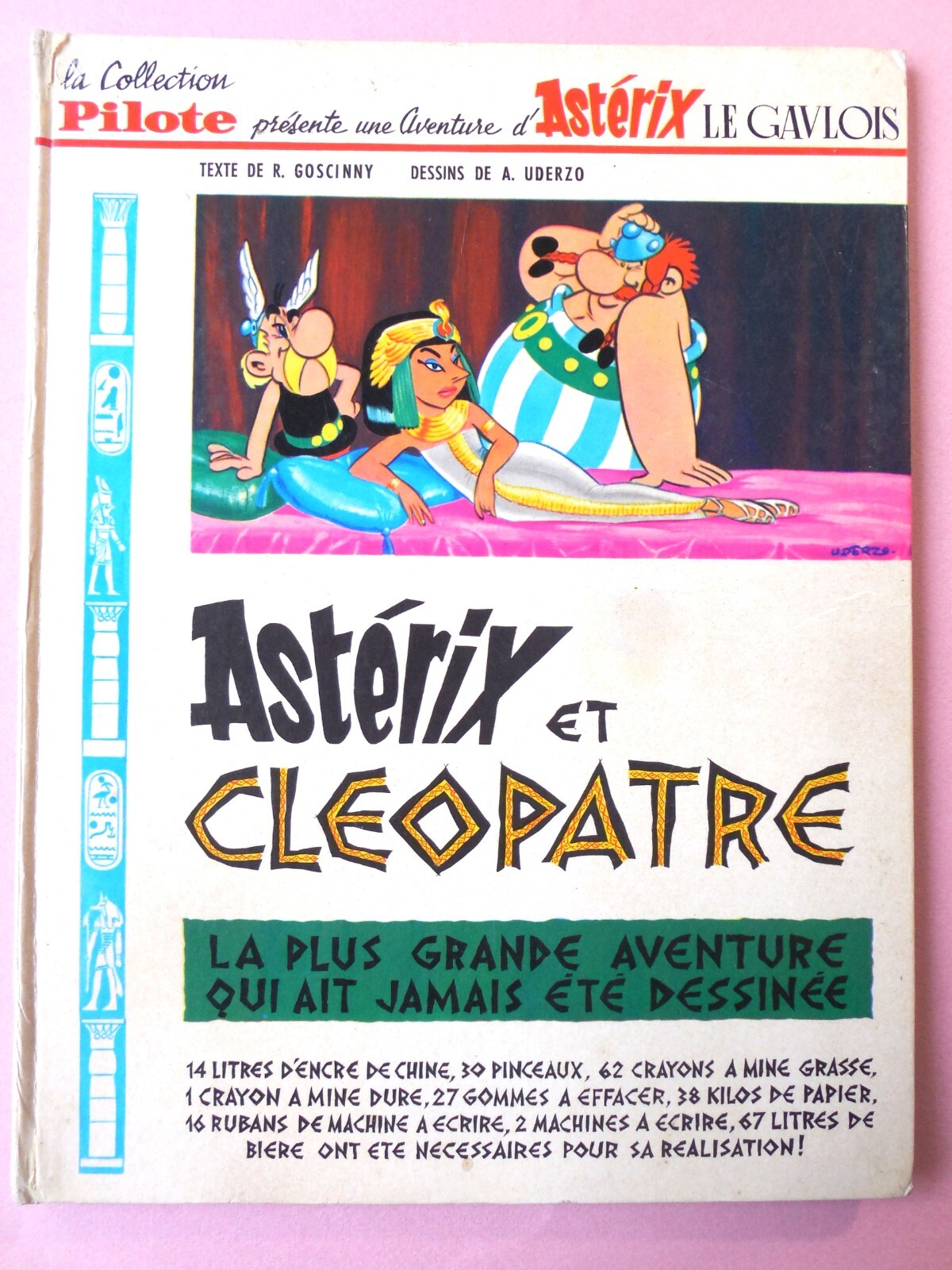 ASTÉRIX T. 6 «  Astérix et Cléopâtre », EO (Dargaud)/TBE