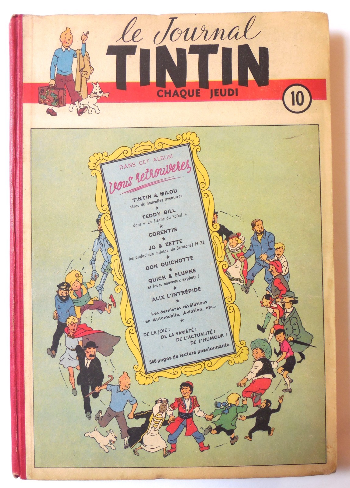 Recueil TINTIN N° 10, EO belge/TTBE