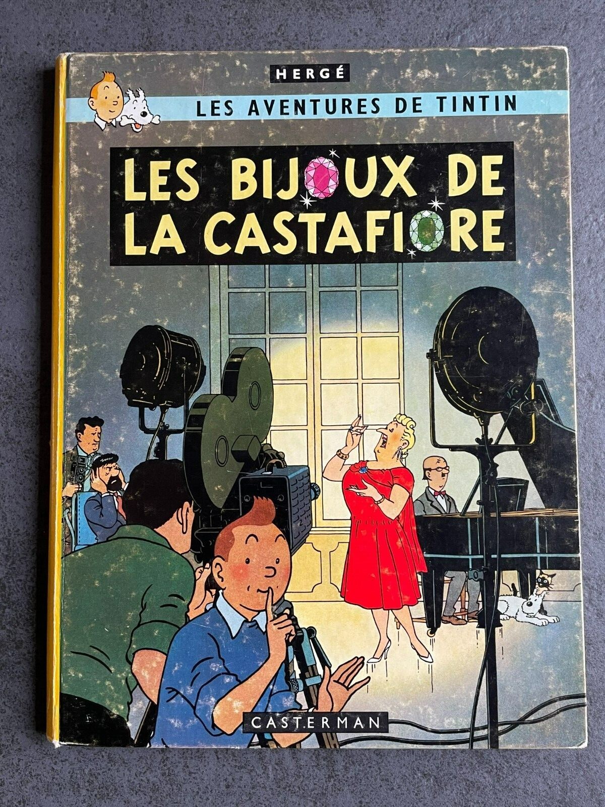 TINTIN   LES BIJOUX DE LA CASTAFIORE  EO Belge  1963   B34   HERGE 