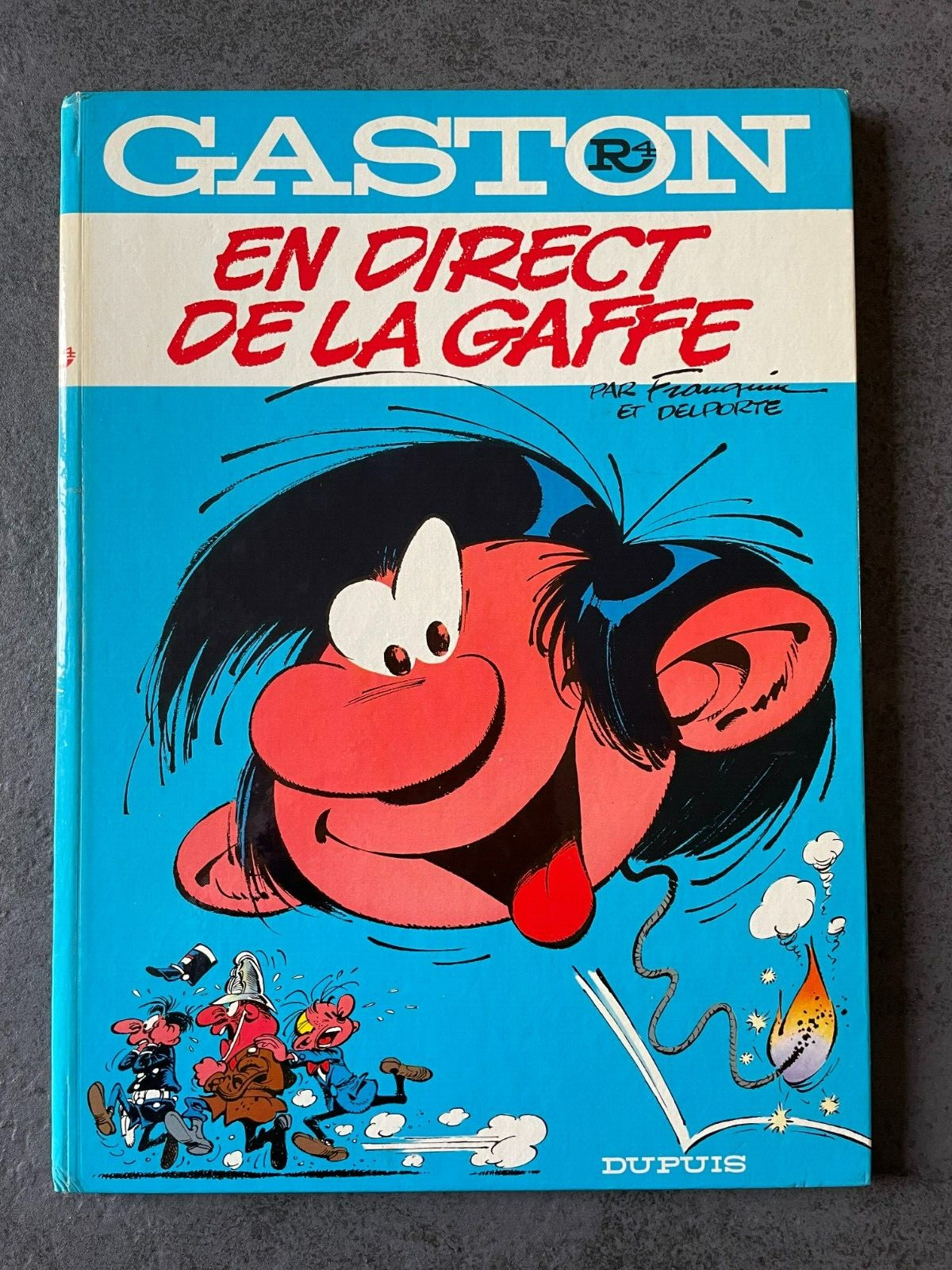 GASTON R4 " En direct de la Gaffe "  EO 1974  Franquin TTBE