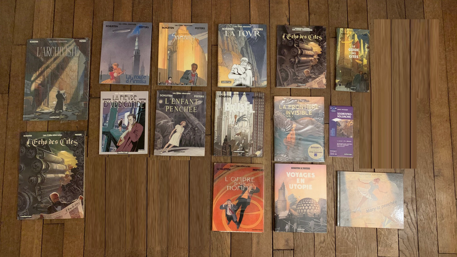 Lot 14 BD dont 10 EO - Les Cités Obscures - Schuiten Peeters - Valeur env. 470€