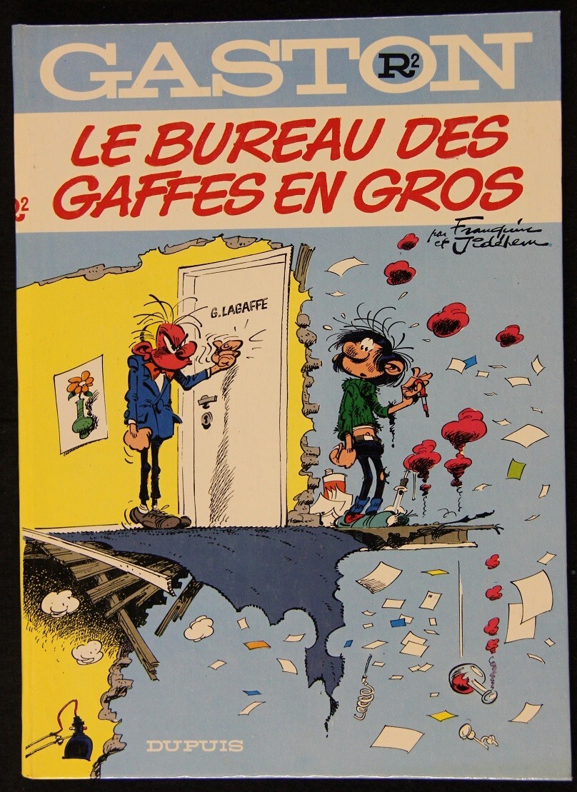 FRANQUIN  GASTON n° R2 LE BUREAU DES GAFFES  EN GROS EO Dupuis 1972 QUASI NEUF