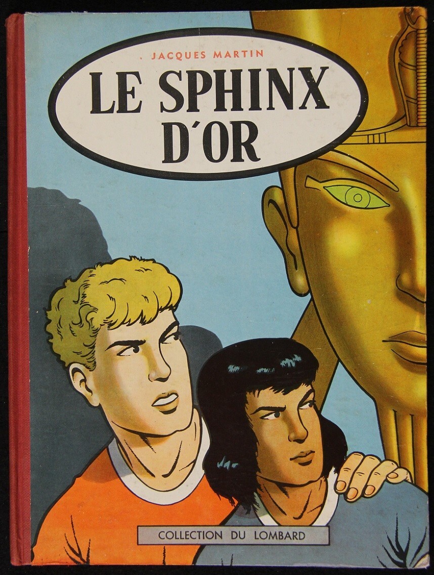 JACQUES MARTIN ALIX LE SPHINX D'OR Rare EO Lombard 1956 Bel état + DÉDICACE