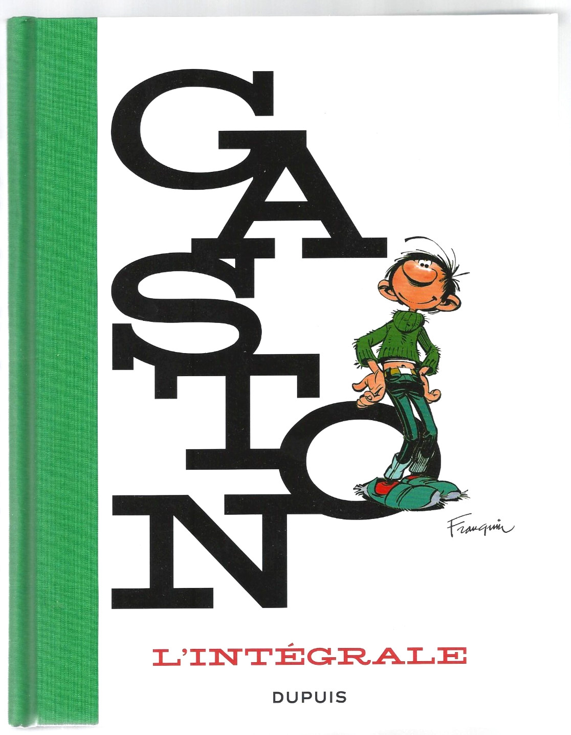 FRANQUIN - GASTON LAGAFFE (INTEGRALE DOS TOILE VERT 2015) (EO) NEUF !