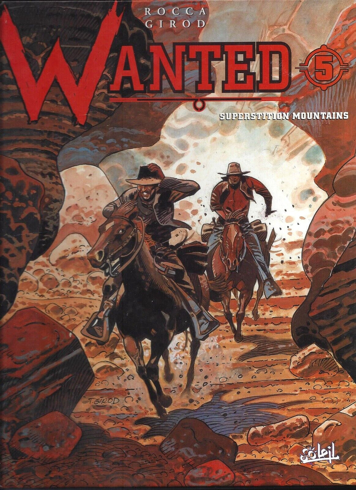 GIROD & ROCCA - WANTED (ENSEMBLE DES TOMES 1/2/3/4/5 en EO) EXCELLENT ETAT !