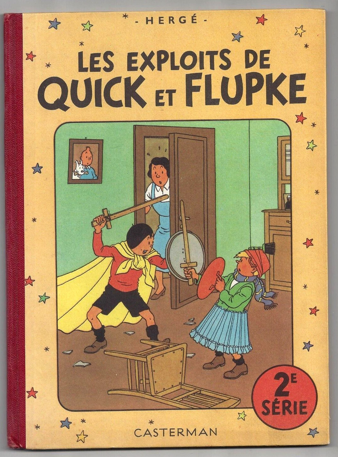 HERGE (TINTIN) LES EXPLOITS DE QUICK ET FLUPKE 2 (EO 1949) TRES BEL ETAT
