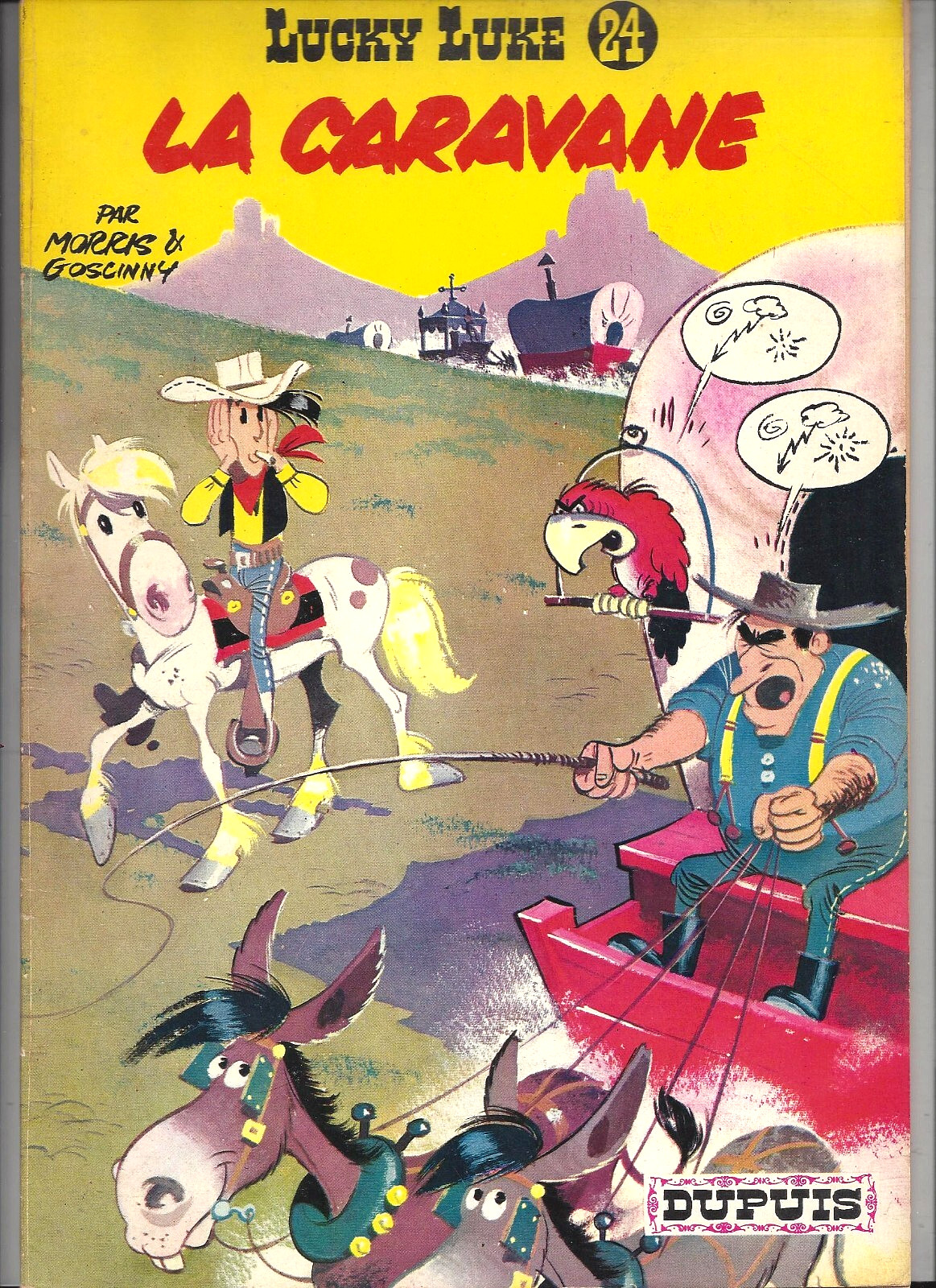 MORRIS & GOSCINNY - LUCKY LUKE 24 : LA CARAVANE (RARE EO) EXCELLENT ETAT