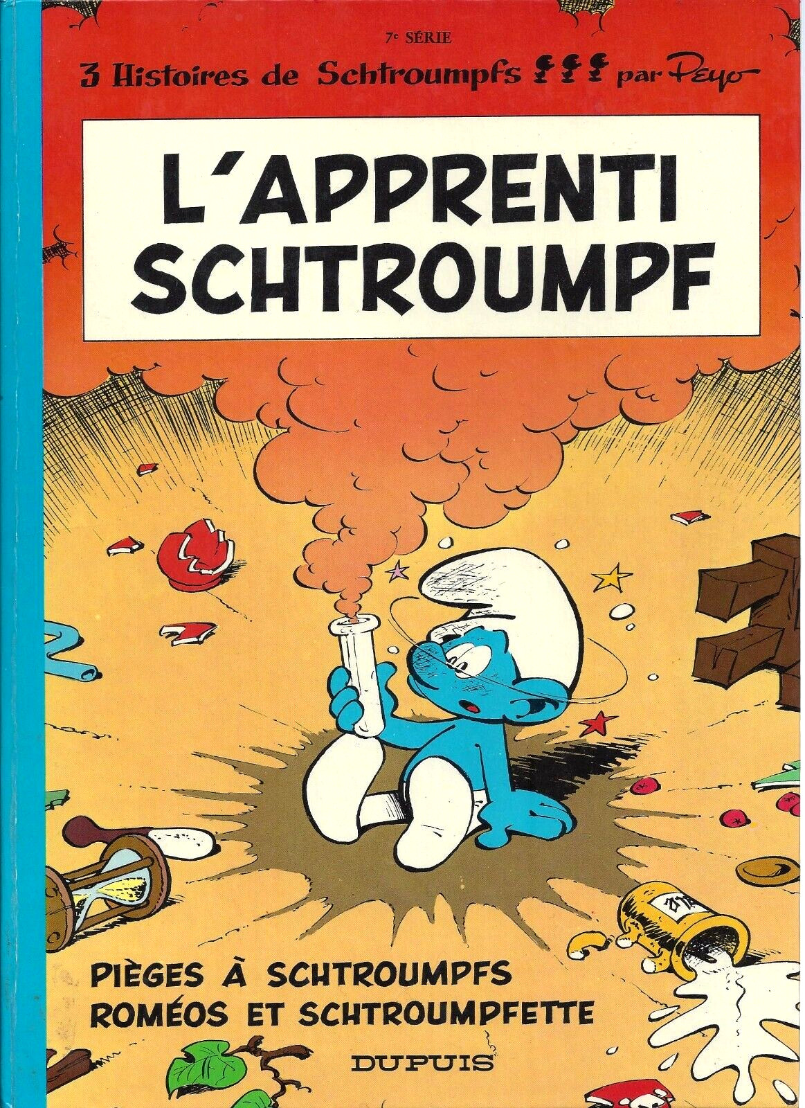 PEYO - LES SCHTROUMPFS 7 : L'APPRENTI SCHTROUMPF (EO) EXCELLENT ETAT