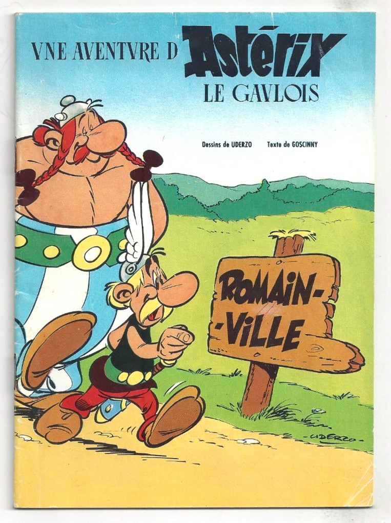 UDERZO - ASTERIX : ROMAINVILLE (RARE EO - BISCOTTES PELLETIER 1970) TTBE
