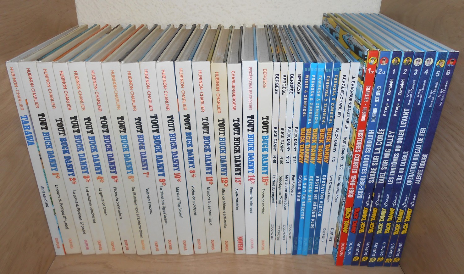 BUCK DANNY 1 à 57 (15 TOUT) +Tarawa+Oiseaux noirs+Histoires courtes+6 Classic EO