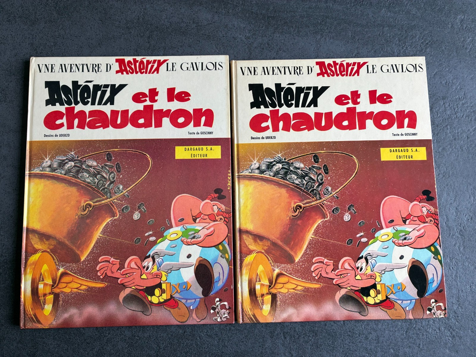 petit format " ASTERIX ET LE CHAUDRON  "  EO 1969  cousu  UDERZO GOSCINNY NEUF
