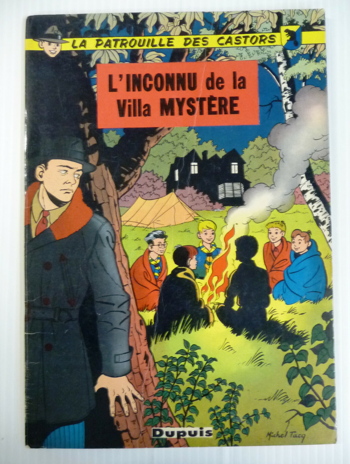 la patrouille des castors 3 l'inconnu de la villa mystere mitacq  dupuis eo 1958