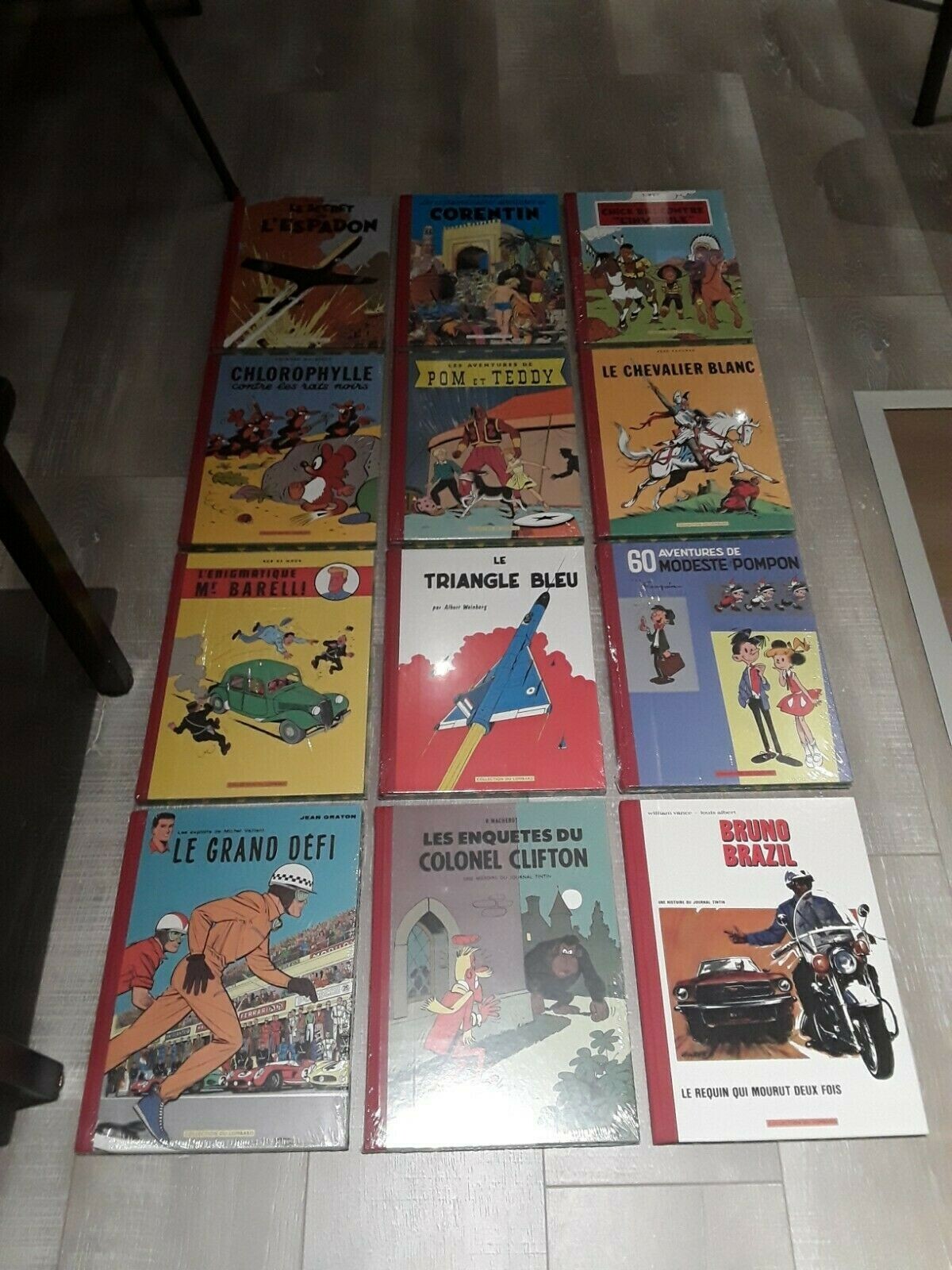 Lot complet 12 BD neuves Collection du Lombard 60ème anniversaire EO 2006