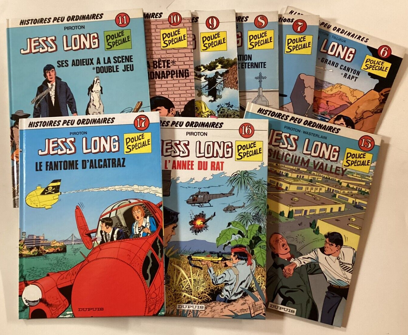 BD JESS LONG tomes 5 à 11-13-16-17 EO Pironton Tillieux Dupuis