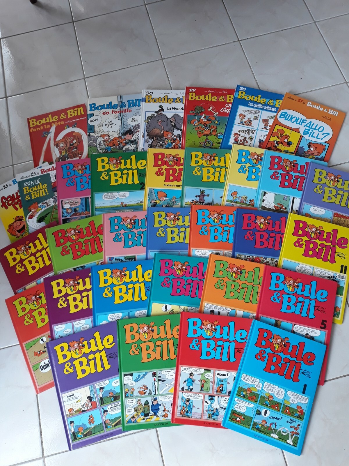 BOULE ET BILL COLLECTION COMPLETE DU 1 AU 30 + 2 HORS SERIE EO 