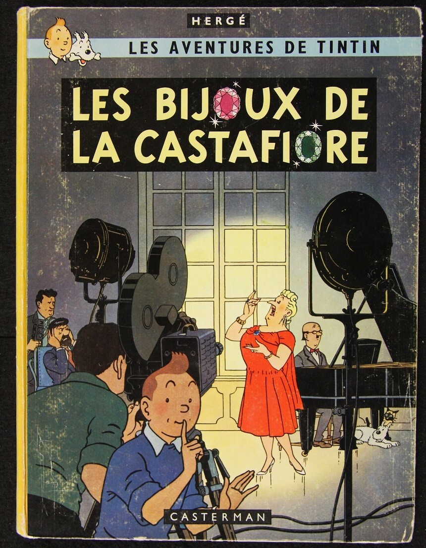 HERGÉ TINTIN LES BIJOUX DE LA CASTAFIORE  EO belge B34 Casterman 1963