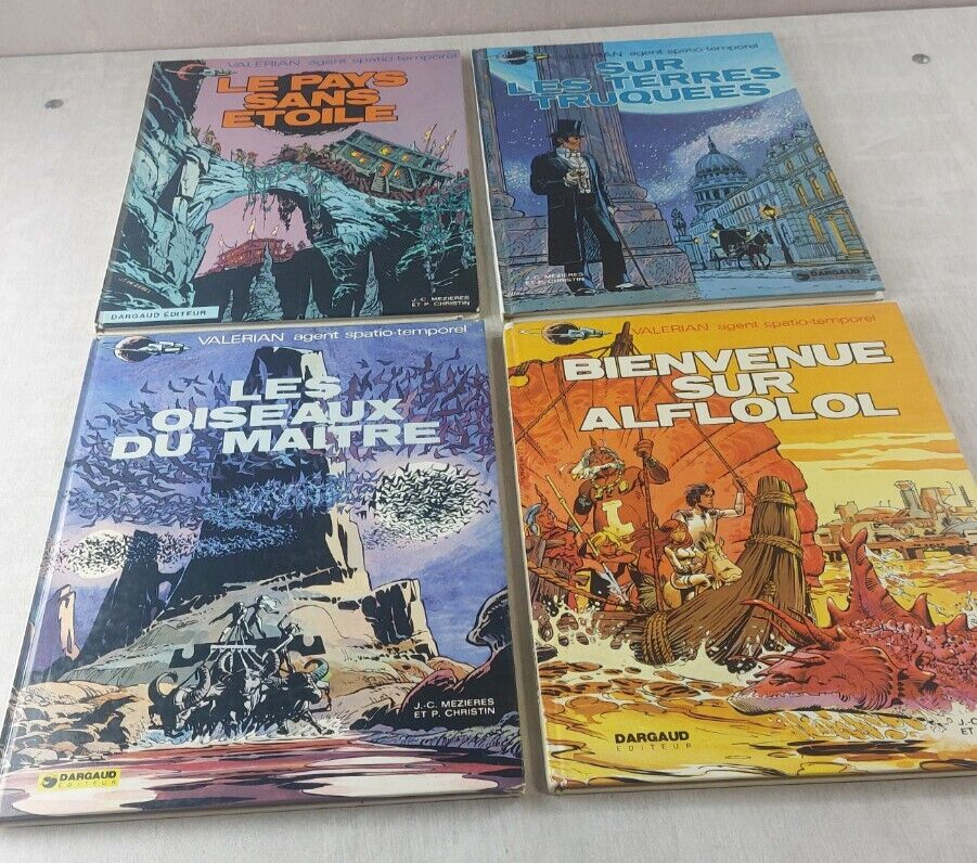 Lot d'anciennes BD Valérian, EO, dont Pays sans étoile 1972