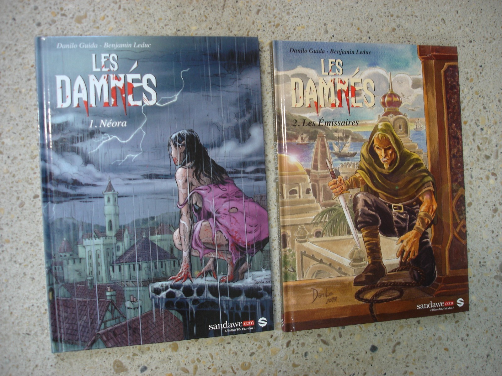 LES DAMNÉS Série complète- EO + Ed. H.C- 2 BD