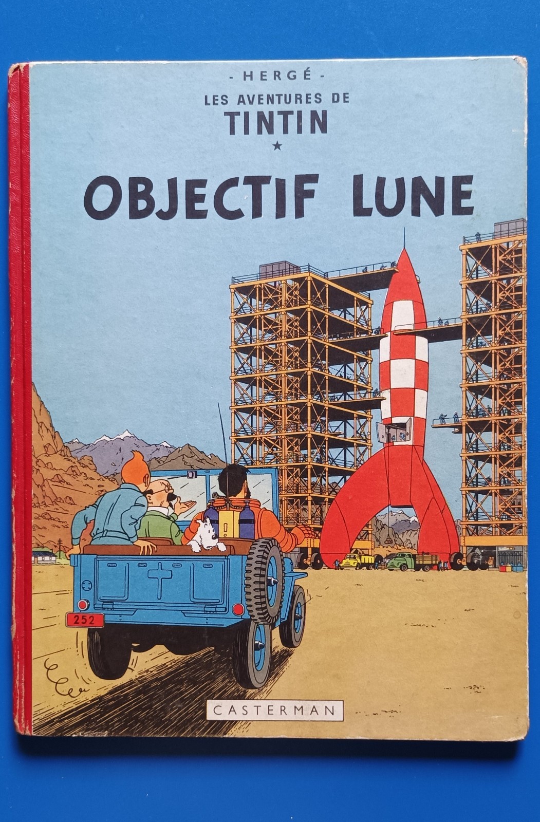 Album Tintin objectif lune eo belge 1953 tbe