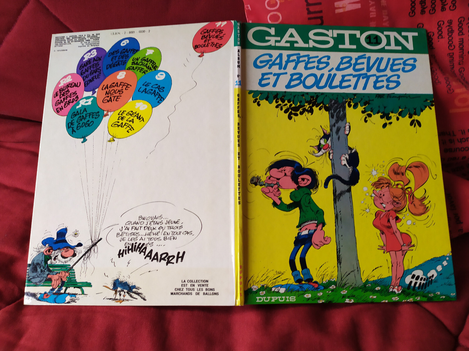 Gaston gaffes bévues et boulettes EO très très bon état