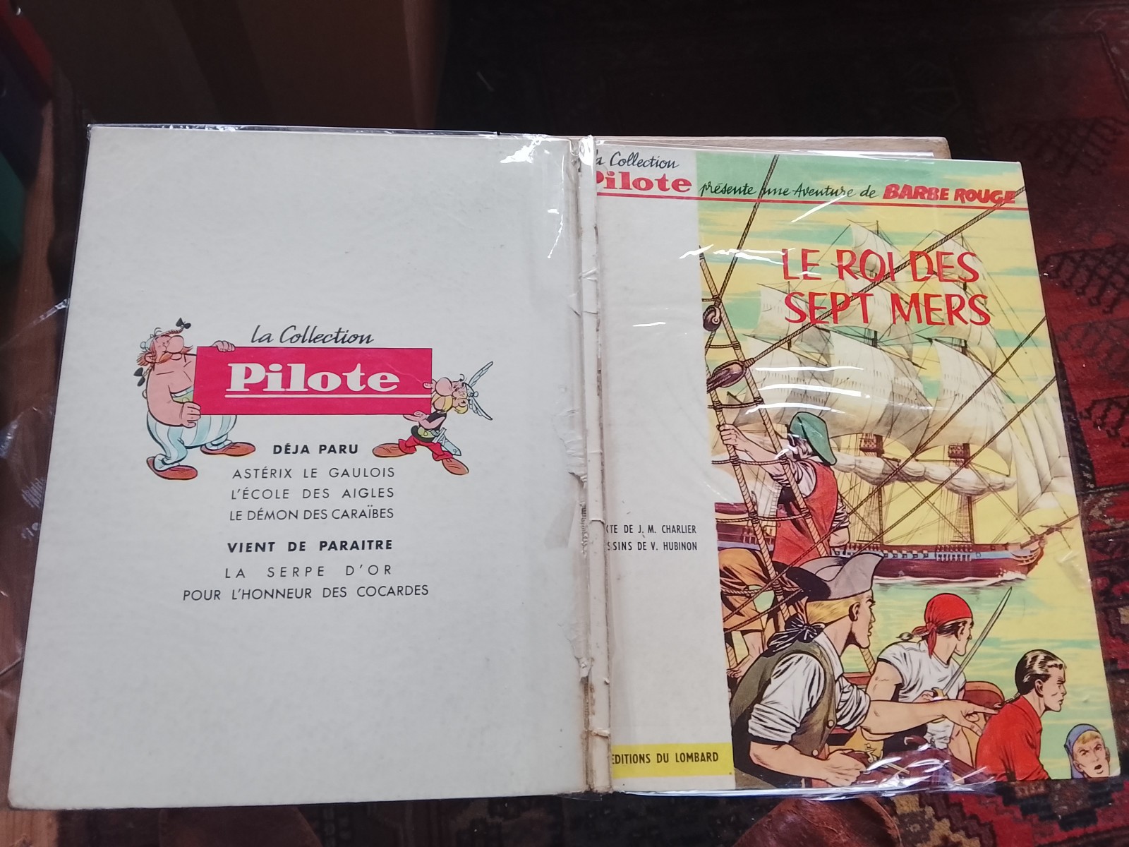 Barbe Rouge le Roi des sept mers EO rare intérieur proche du neuf