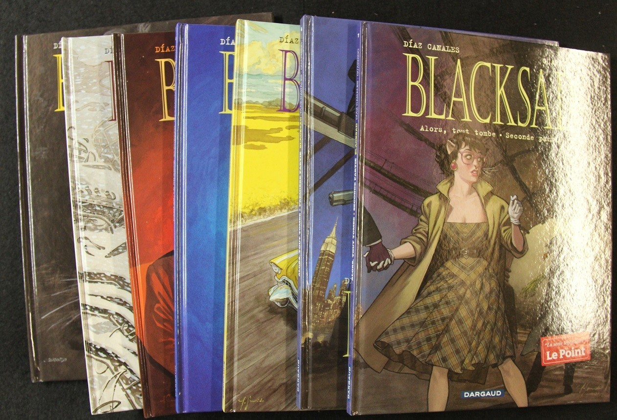 DIAZ CANALES et GUARNIDO BLACKSAD Collection complète 7 EOs DARGAUD 2000 à 2023
